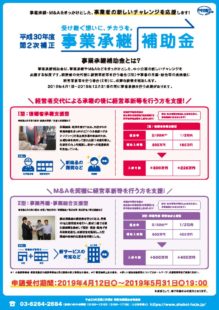 事業承継補助金チラシ190329shoukeiのサムネイル