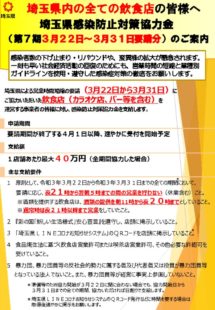 【埼玉県】感染防止対策協力金（第7期）のサムネイル